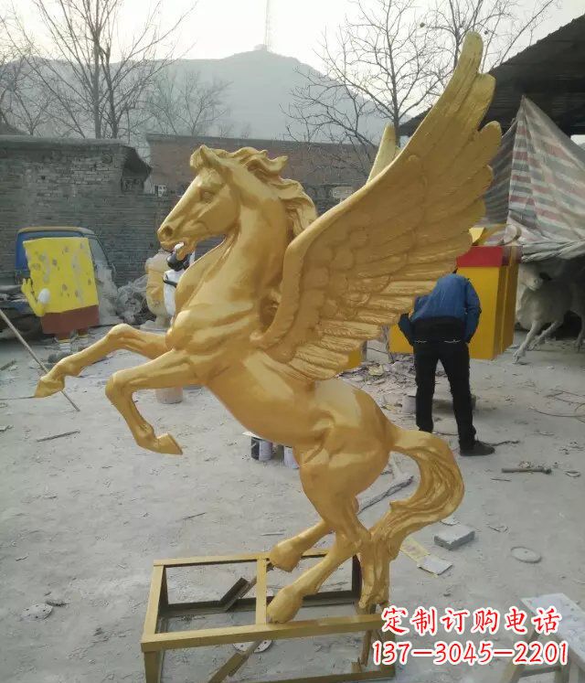宁德飞马动物铜雕,精美细腻
