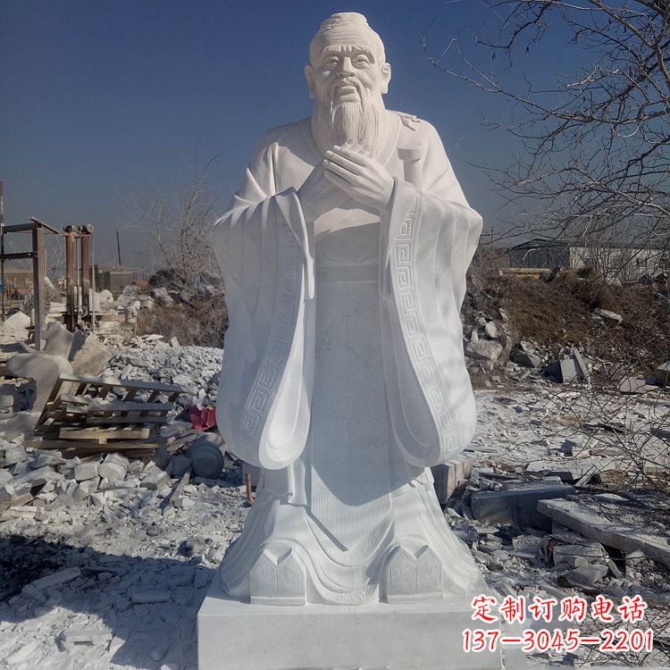 宁德夫子庙青铜雕塑孔子雕像
