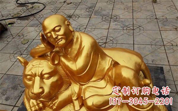 宁德伏虎罗汉铜雕,古典美学与艺术的完美结合