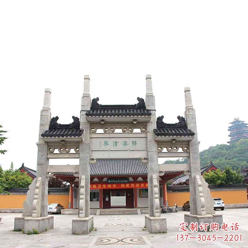 宁德艺术镶嵌石牌坊雕塑