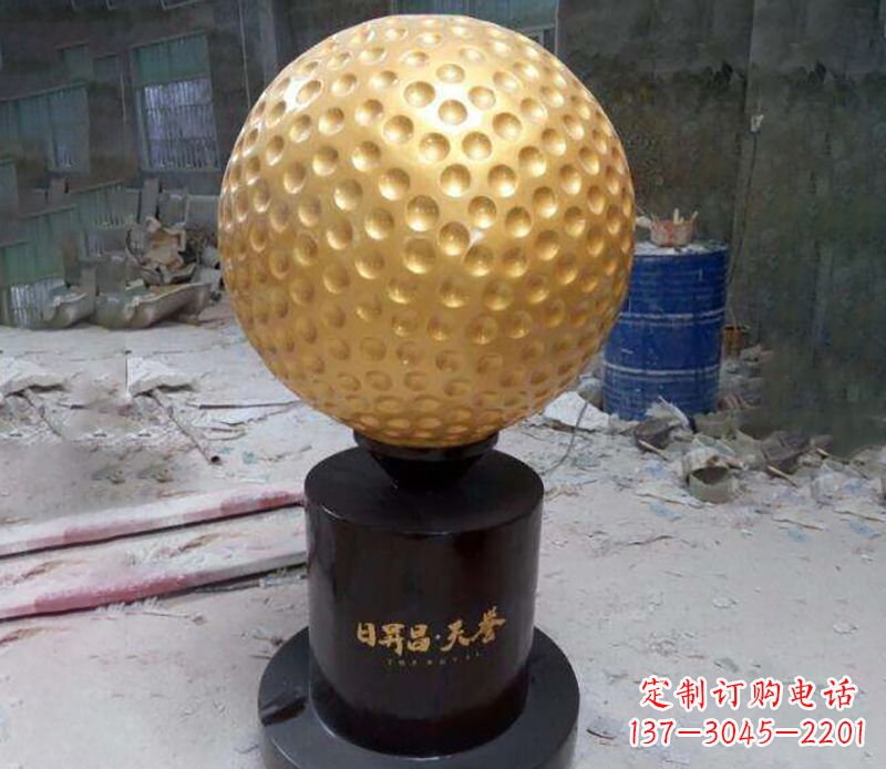 宁德精致高尔夫球铜雕