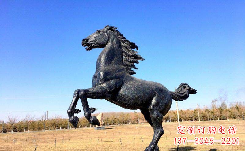 宁德精美铜雕奔马动物雕塑
