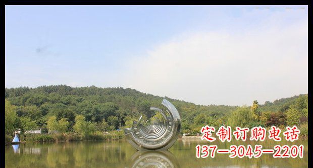 宁德不锈钢圆环景观雕塑