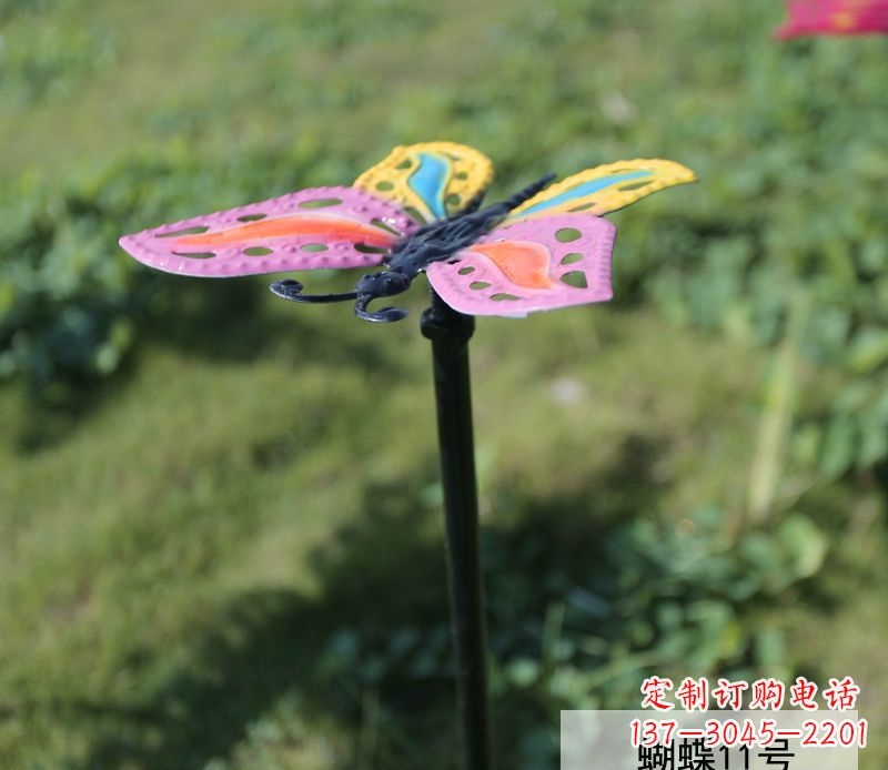 宁德个性化不锈钢彩色蝴蝶雕塑
