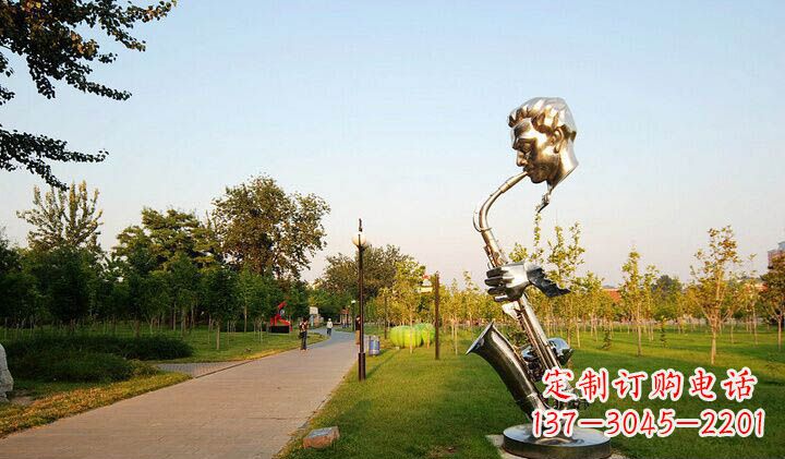 宁德不锈钢萨克斯抽象雕塑