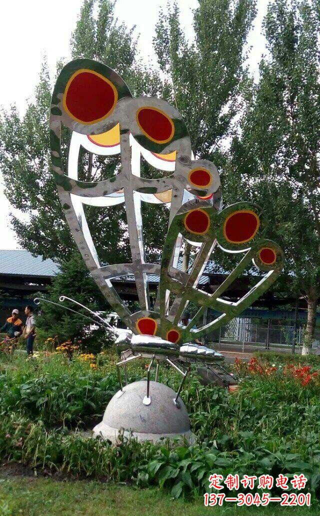 宁德现代艺术不锈钢蝴蝶雕塑