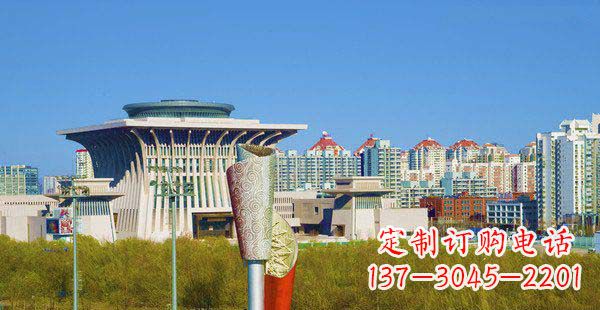 宁德高端特色不锈钢抽象火炬雕塑