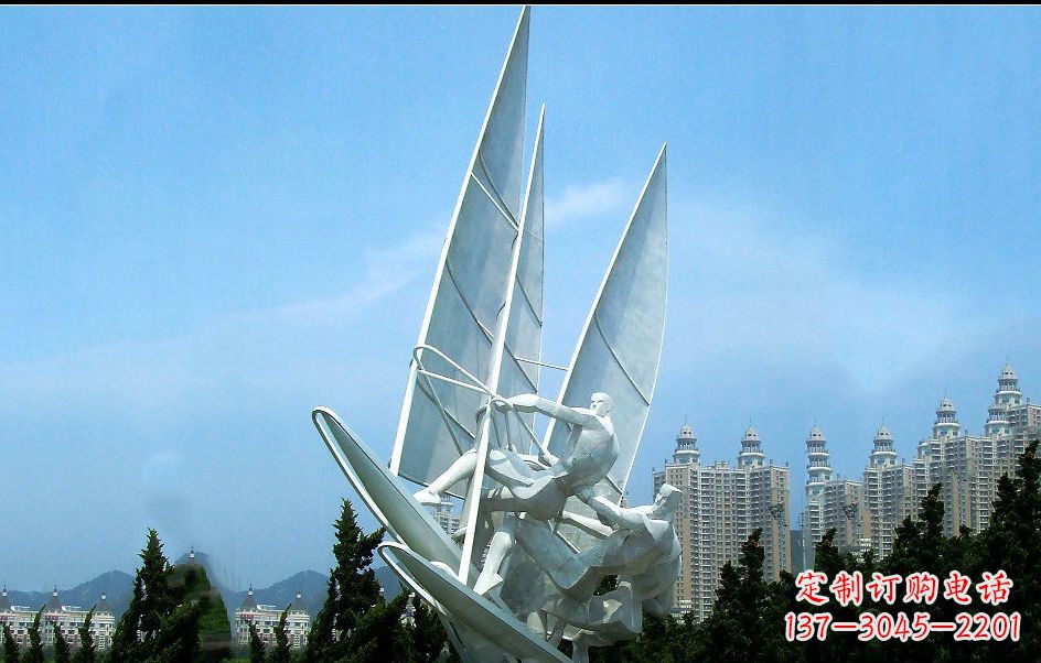 宁德不锈钢帆船比赛雕塑