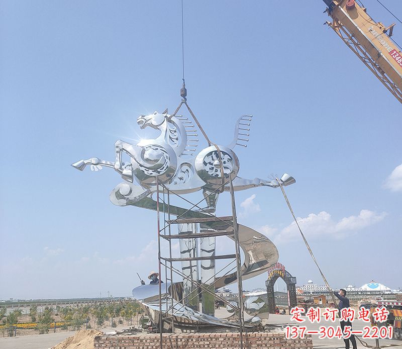宁德飞马雕塑,美景流驰