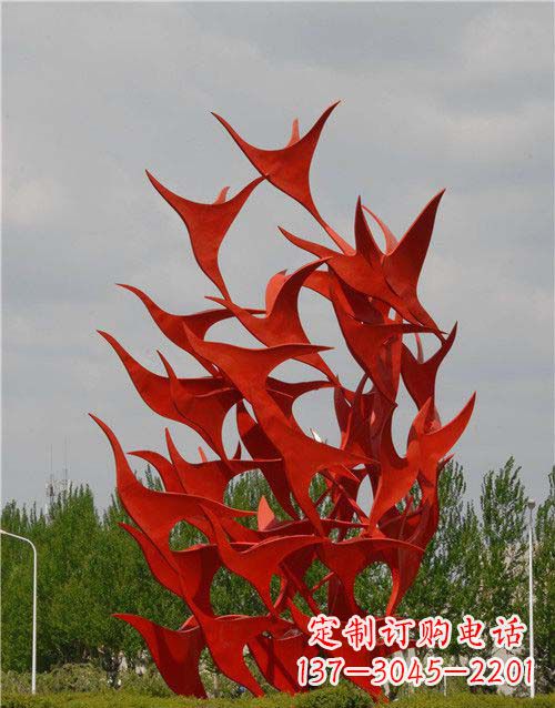 宁德不锈钢天鹅雕塑,唤醒公园景观