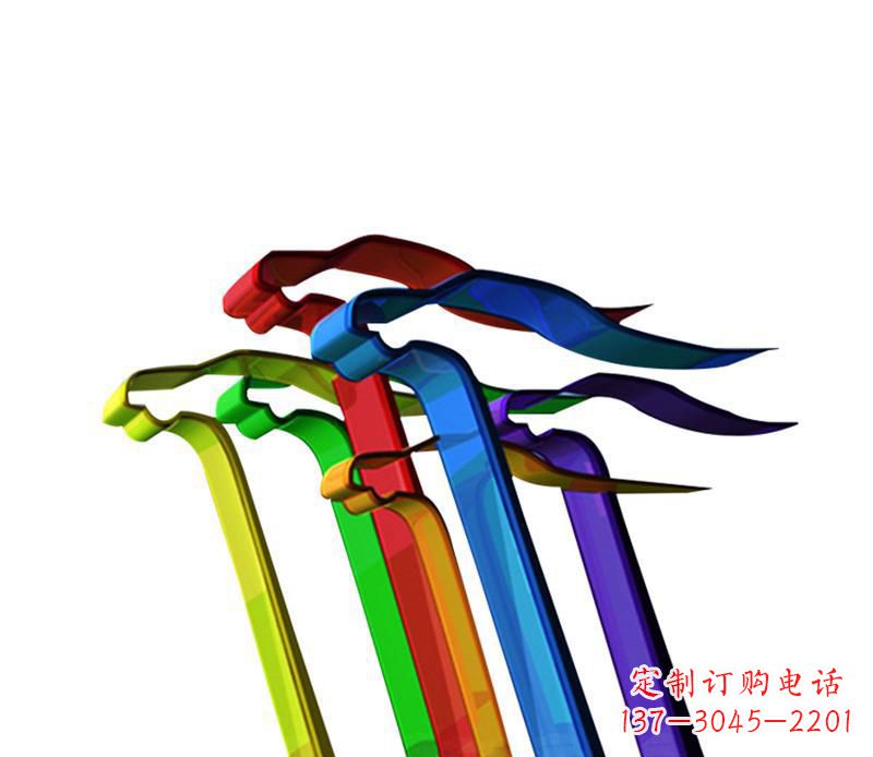 宁德欣赏性强的不锈钢飞翔飘带景观雕塑