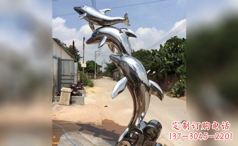宁德产品名称优雅海豚雕塑