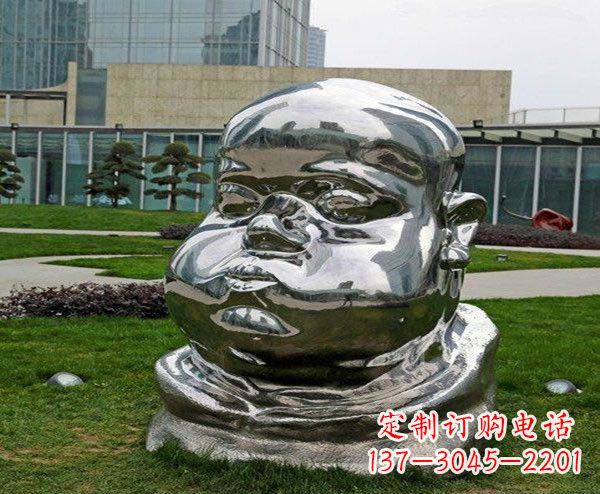 宁德儿童不锈钢头像雕塑