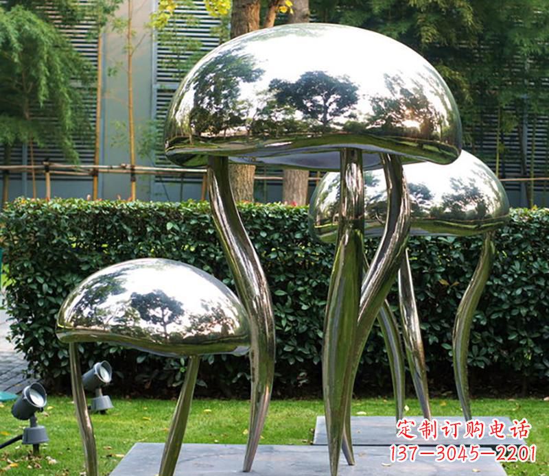 宁德艺术水母不锈钢雕塑