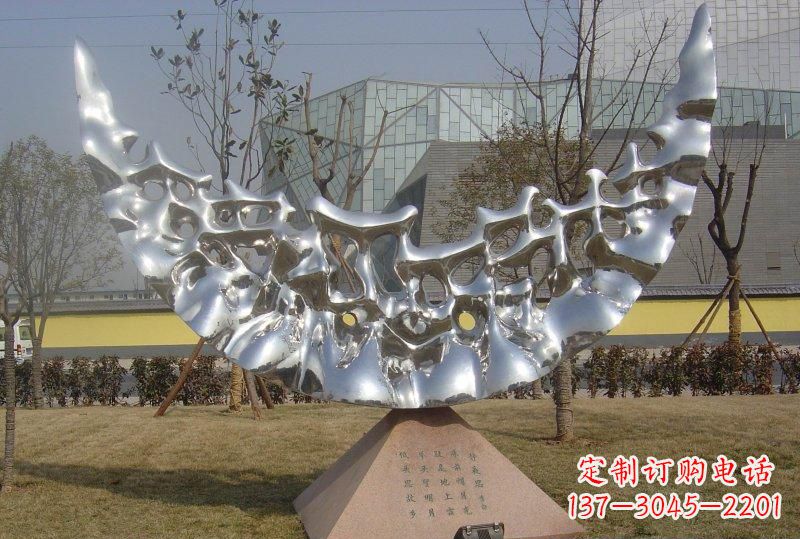 宁德新款不锈钢月亮景观雕塑