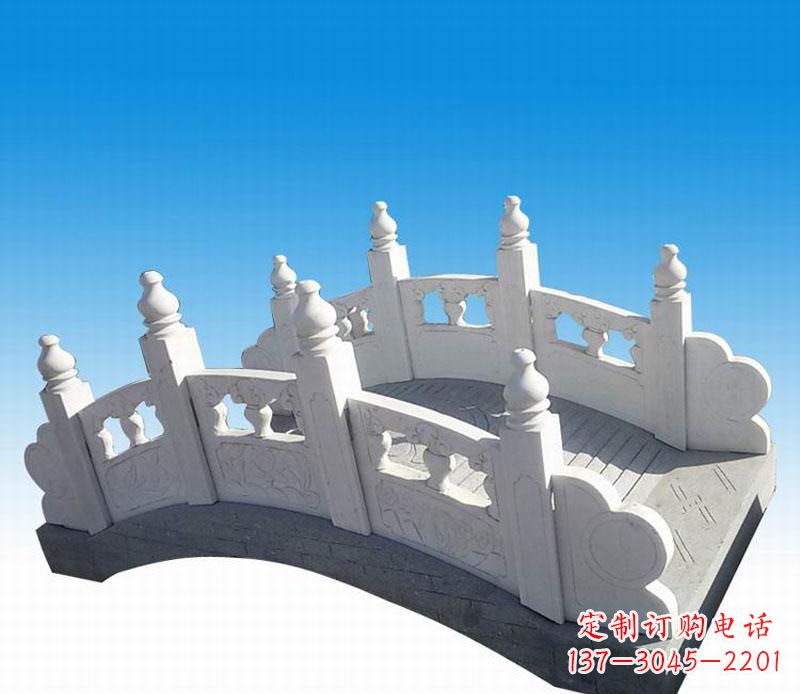 宁德公园草白玉拱桥石雕