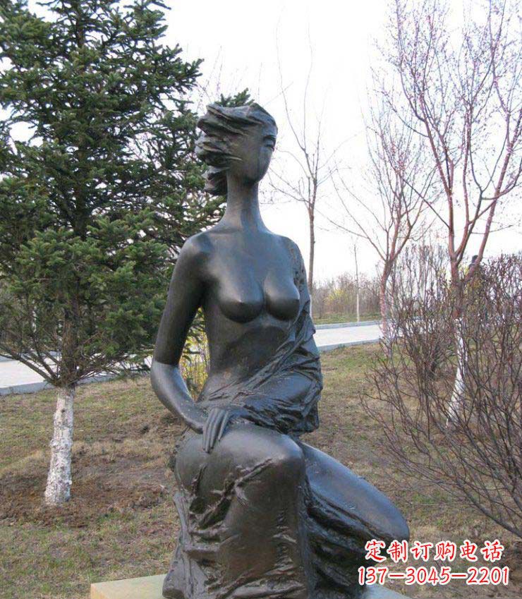 宁德庄重美丽的女人铜雕塑