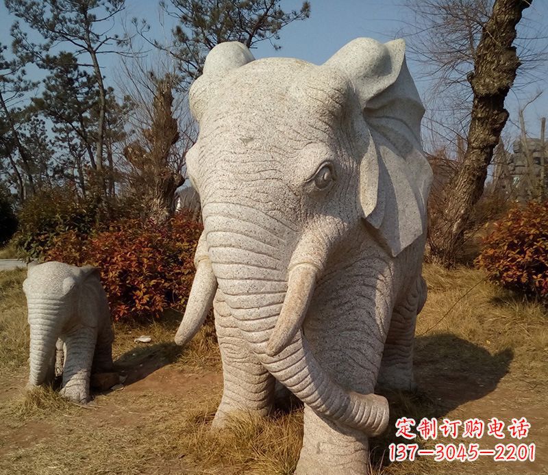 宁德精美大象雕塑