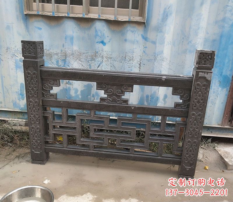 宁德集乐馆大理石栏板雕塑