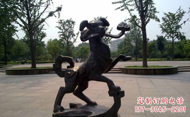 宁德中领雕塑狗动物铜雕