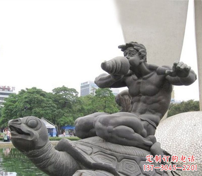 宁德公园动物海龟雕塑