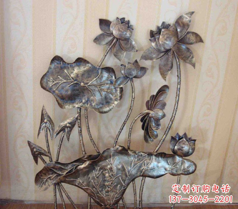 宁德中领雕塑精美莲花锻铜雕塑景观