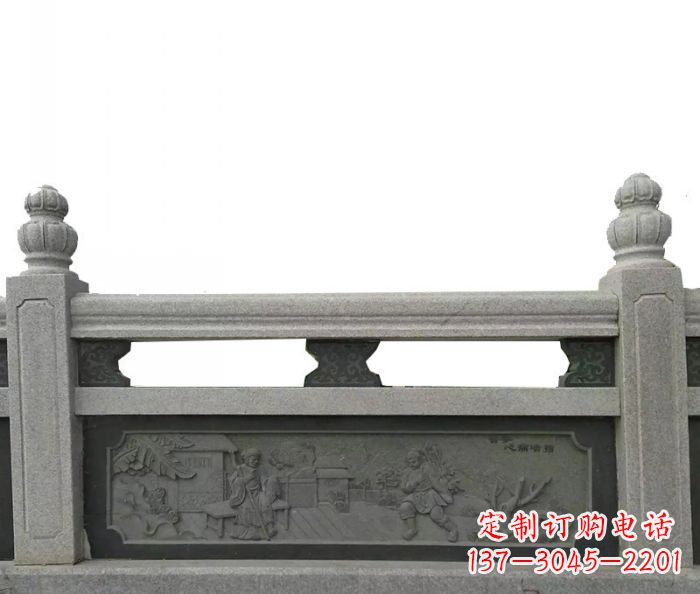 宁德公园仿古石雕栏板