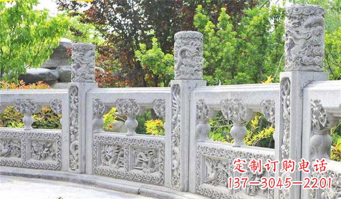 宁德公园仿古石栏板_1