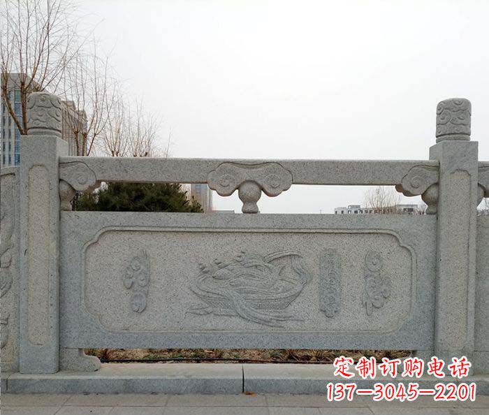 宁德公园户外栏板石雕