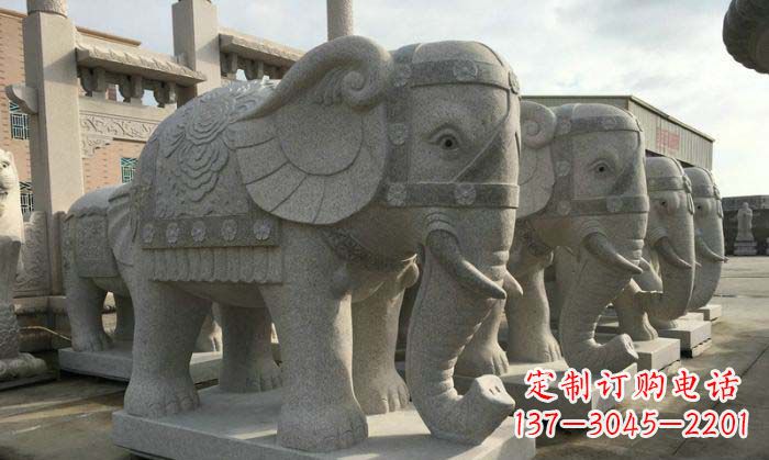 宁德庄严雄伟的大象石雕