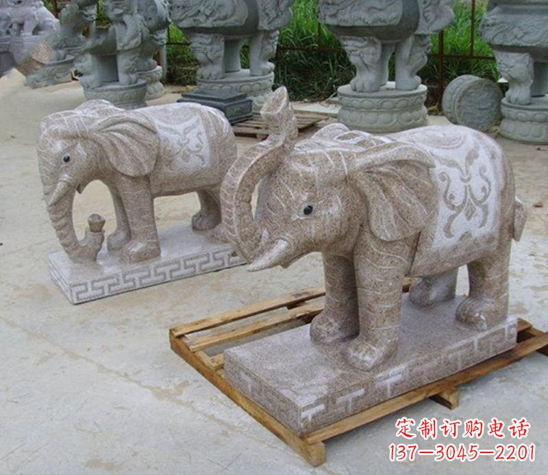 宁德精美大象雕塑