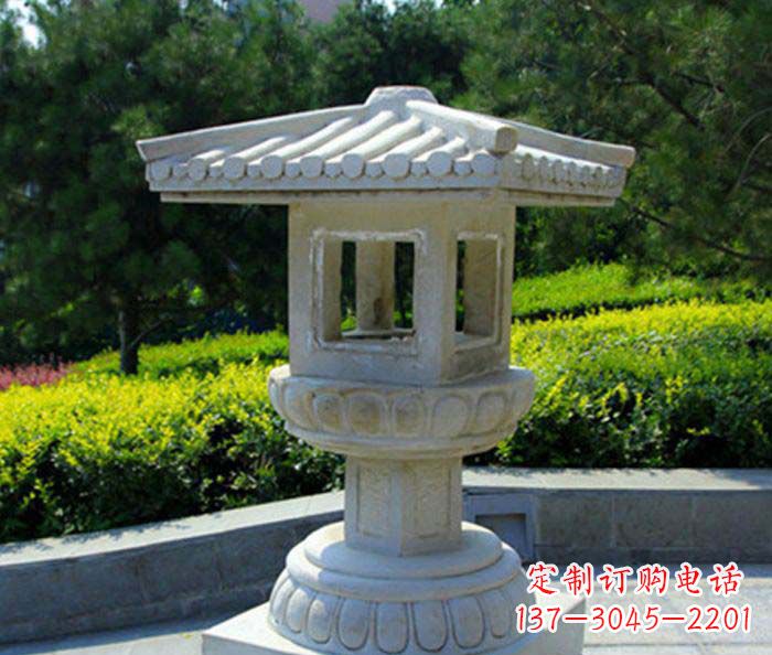 宁德公园景观小型石灯雕塑