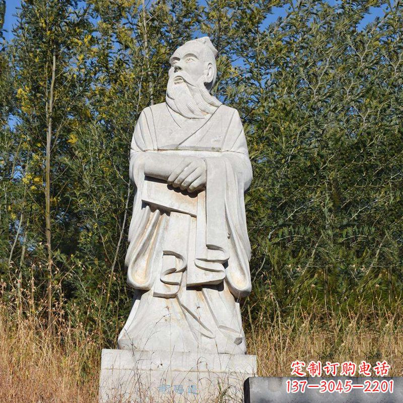 宁德以司马迁石雕塑展现古代名人