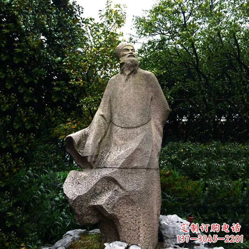 宁德精美苏东坡砂岩雕塑
