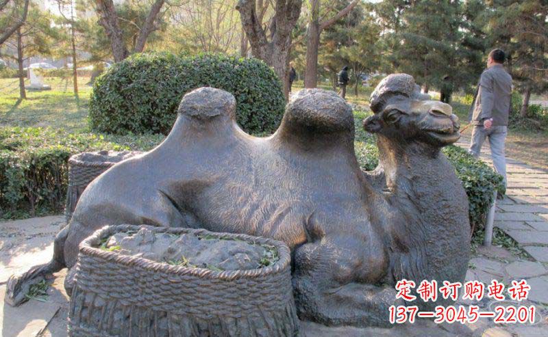 宁德精致骆驼铜雕塑