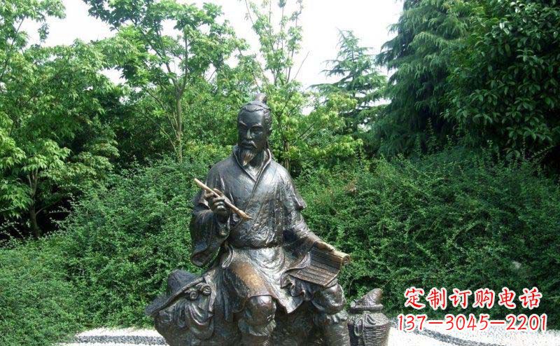 宁德传统风情渔翁铜雕