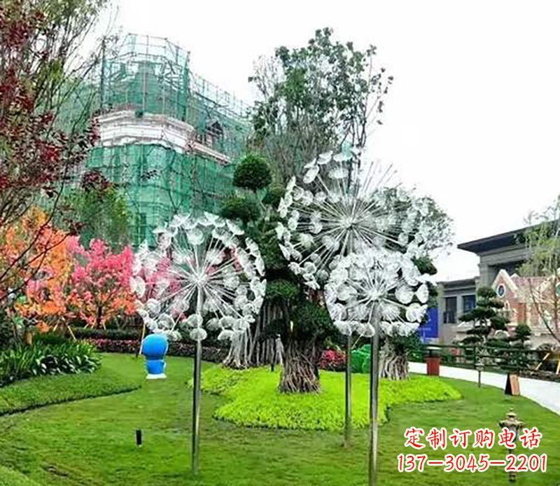 宁德公园蒲公英雕塑