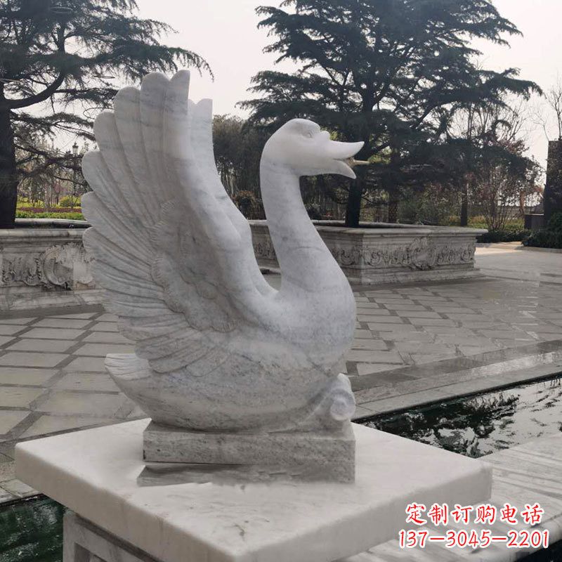 宁德精致的天鹅石雕塑