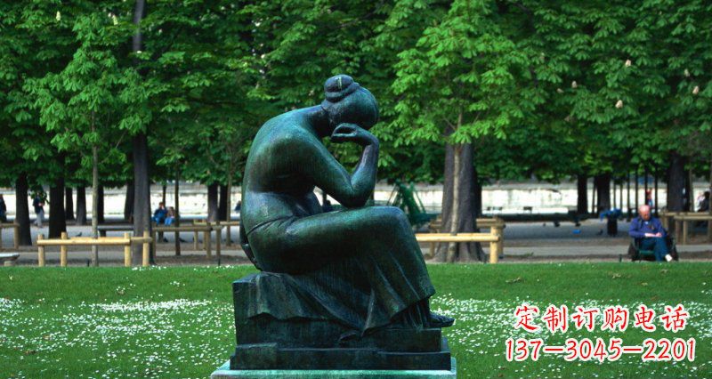 宁德经典精美女人铜雕