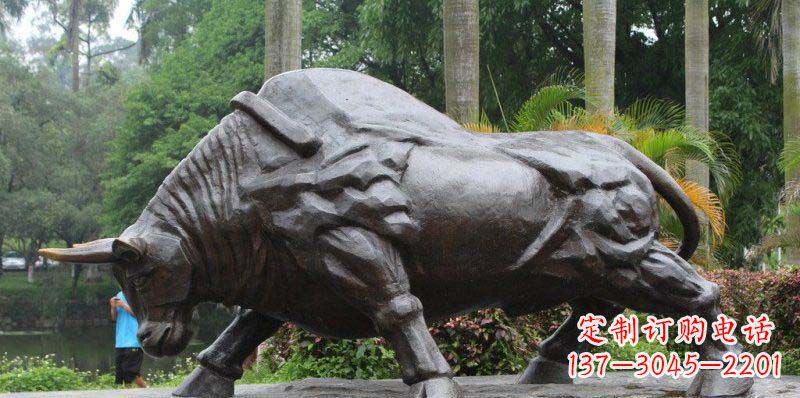 宁德拓荒牛精美铜雕