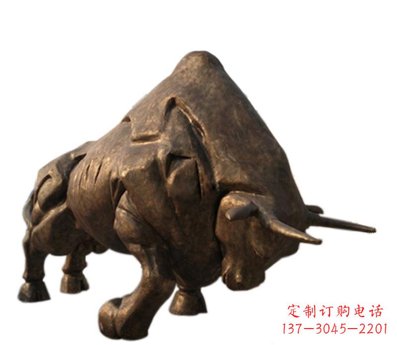 宁德公园拓荒牛铜雕