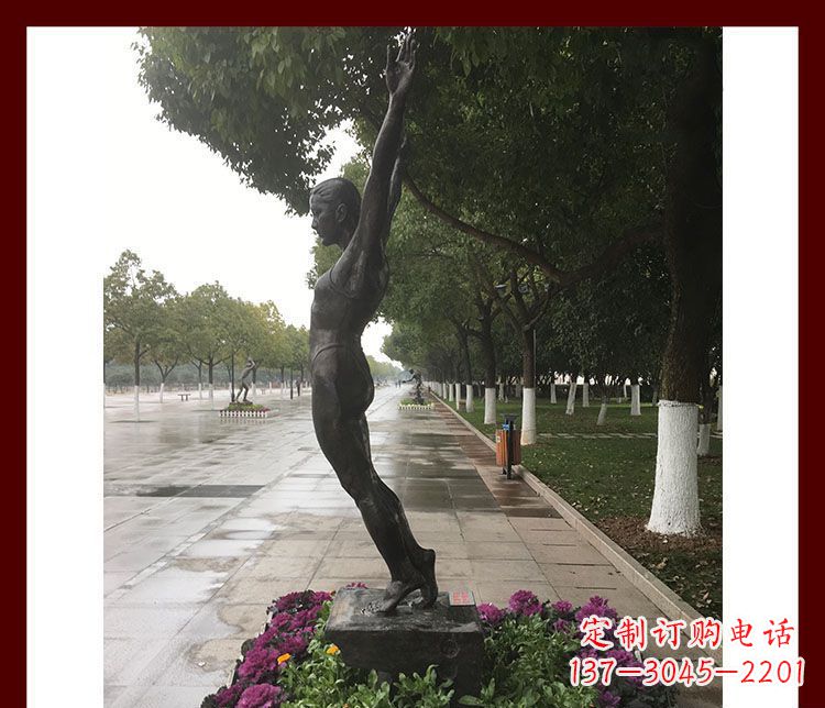 宁德产品名称青春力量——运动员铜雕