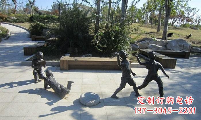 宁德精美铜制儿童雕塑