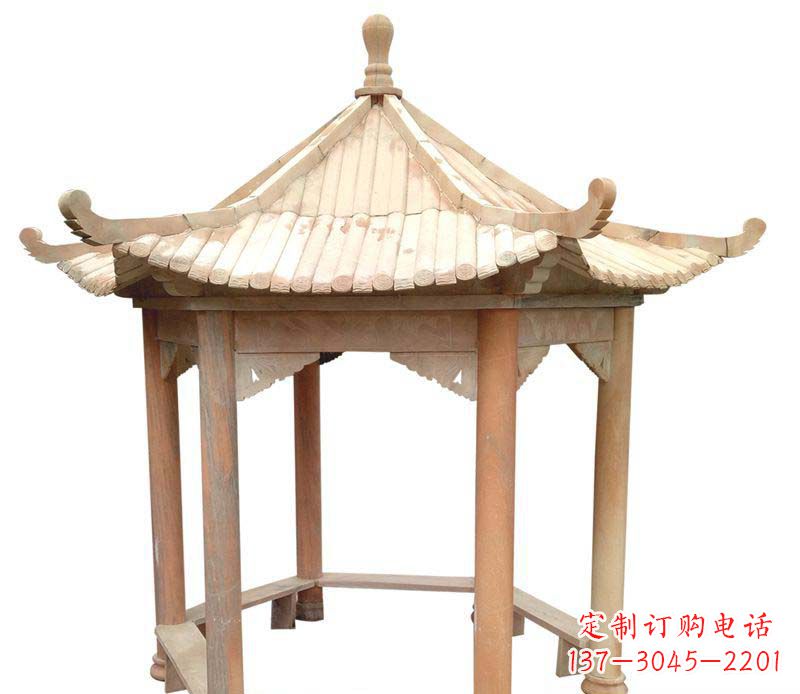 宁德精美六角凉亭雕塑