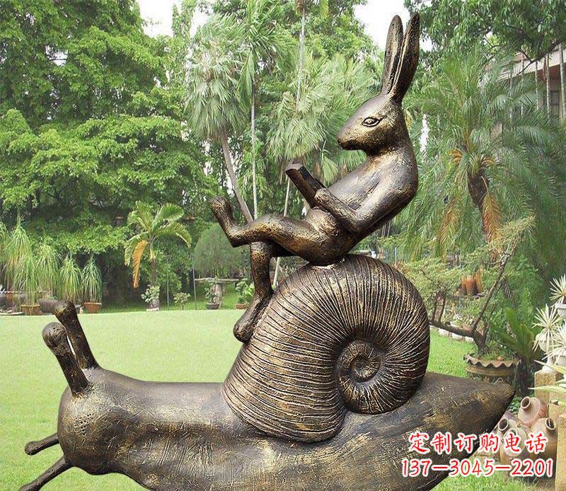 宁德欢乐童趣·可爱兔子铜雕