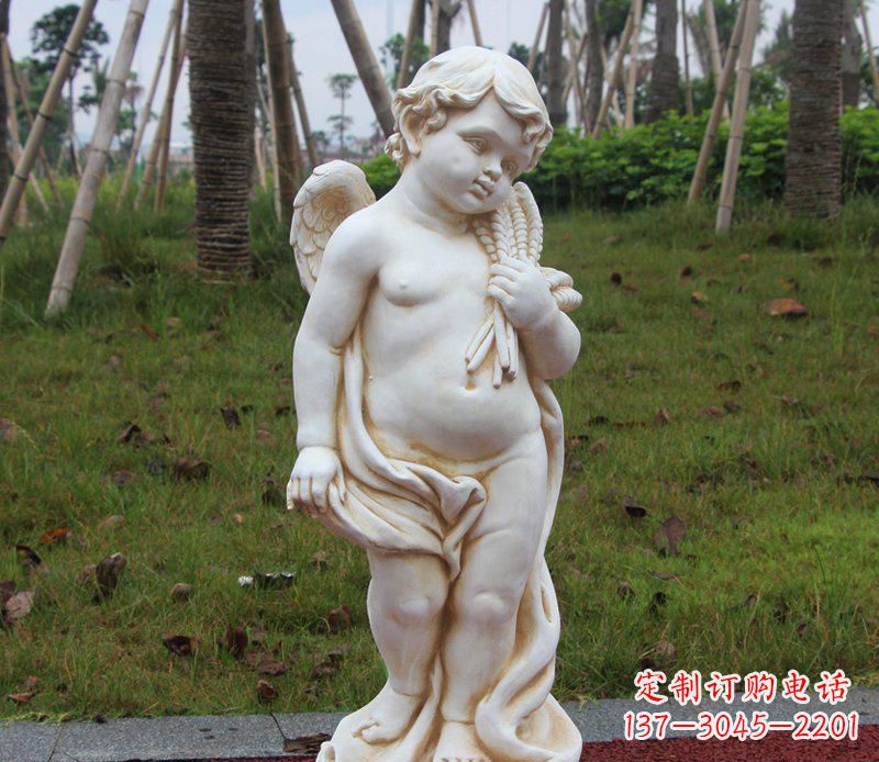 宁德公园西方小天使雕塑