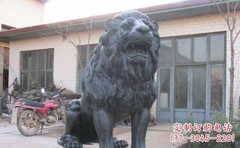 宁德浓情西洋之王——公园外观狮子铜雕