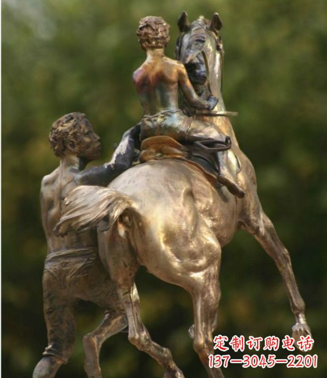 宁德浪漫无限,精致骑马铜雕