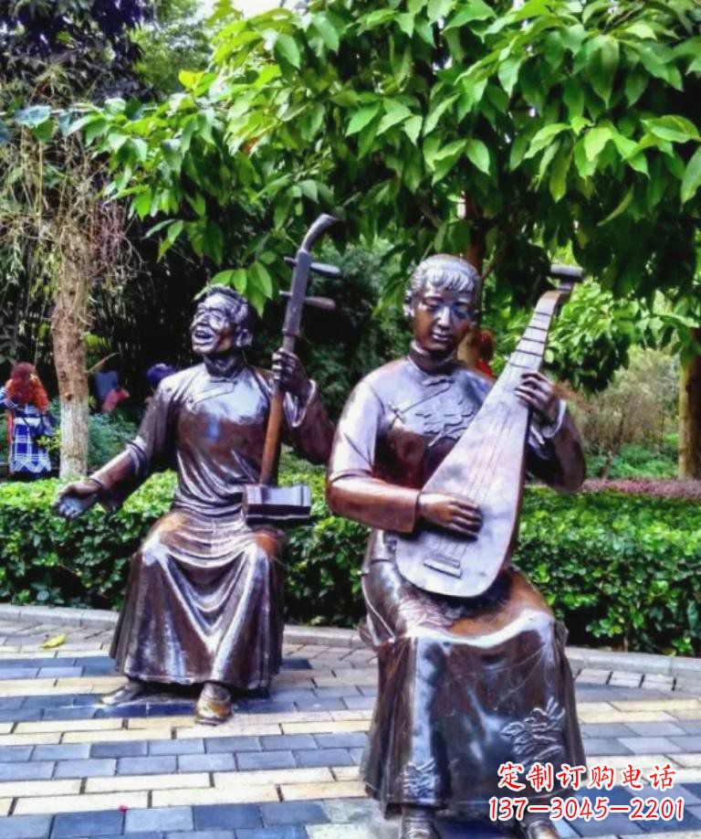 宁德以音乐为灵感原点的二胡铜雕