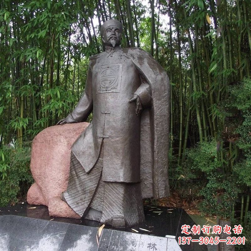 宁德以林则徐铜雕塑荣耀中华民族